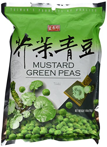 Taiwan Roasted Wasabi Hot Green Peas (30 Packets) - 8.46 Oz (240 g) - No Starch, No Wheat Flour