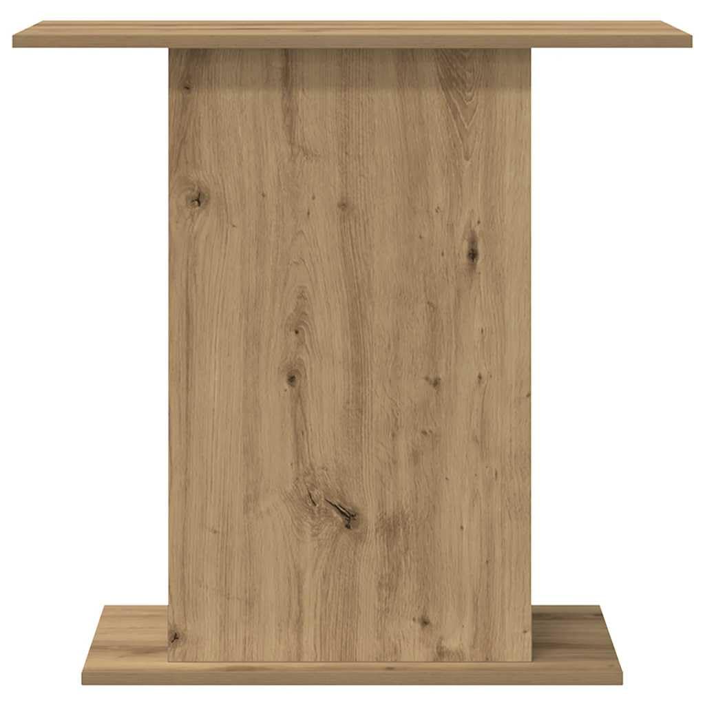 Stojak do akwarium, szafka dolna z materiału drewnopochodnego w kolorze Artisan Oak, 36 x 75 x 72,5 cm, z otwartą półką, do przechowywania akwariów, akwarium, terrarium, salonu