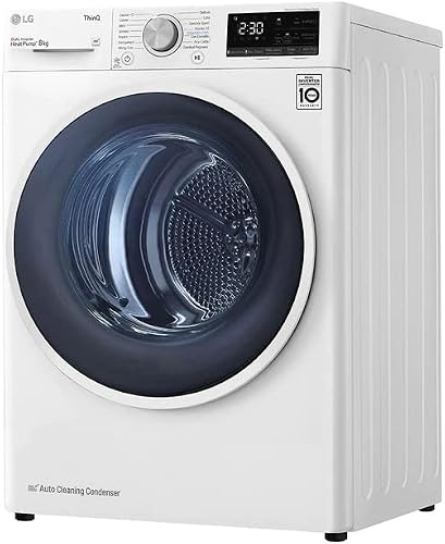 RH80V9AVHN, pompe à chaleur 8 kg, Dual Inverter, Wi-Fi LG