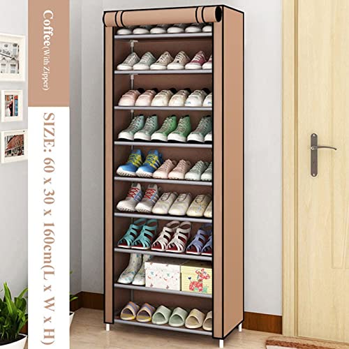 Étagère à chaussures colonne meuble de rangement gain de place compact