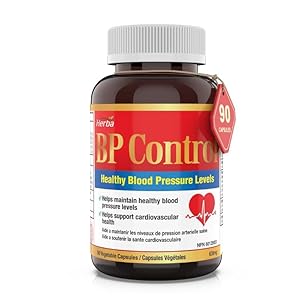 Herba Blood Pressure Supplement – 90 Capsules | 5 Natural Ingredients – CoQ10, Hawthorn, Quercetin, Green Coffee Bean Extract, and Olive Leaf | Helps Maintain Healthy Blood Pressure Levels | Supports Cardiovascular Health | BP Control