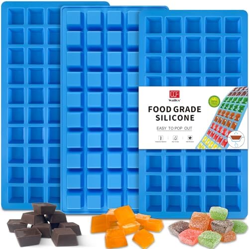 SquareFrustum Silicone Candy Molds 3 Packs 50 Cavities Walfos Mini