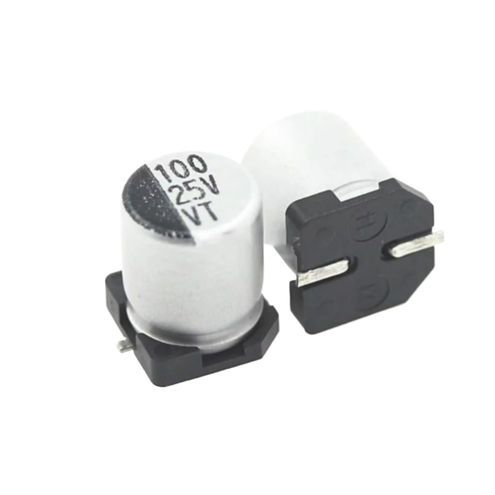 Condensador de 25V 100uF con tolerancia estricta y larga duracion