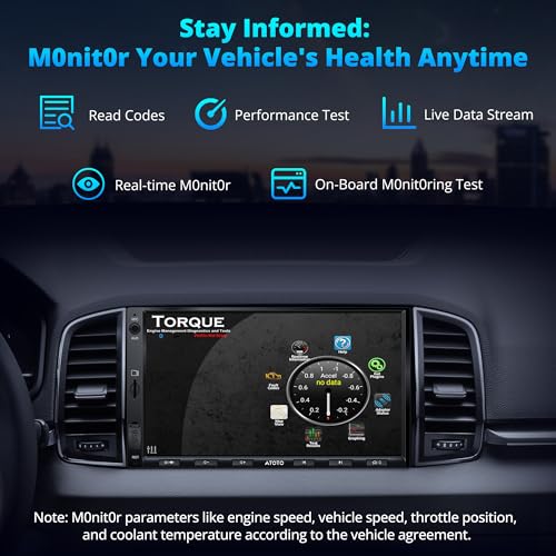 ATOTO A5L 7-Inch Android Double DIN Car Stereo With OBD2 Scanner and Wireless CarPlay - Image 6