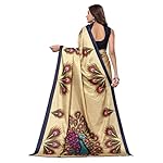 Yashika-Womens-Art-Silk-Kalamkari-Bhagalpuri-and-Kashmiri-Style-Soft-Saree-with-Blouse-Piece-Golden-PeacockY