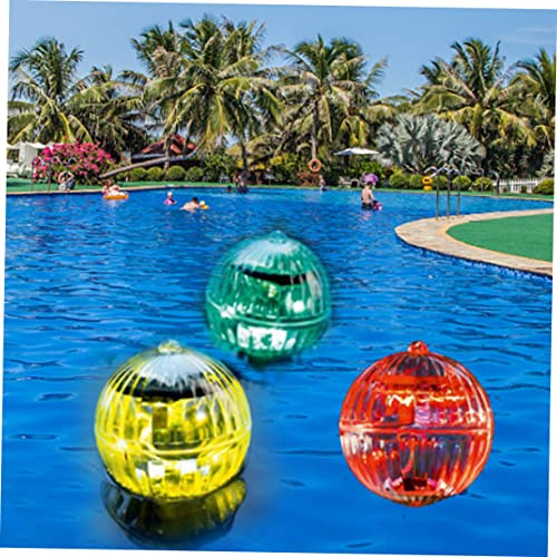 INOOMP 2 Peças Globo De Brilho Solar À Prova D'Água Luz Solar À Prova D'Água Luzes De Piscina Flut