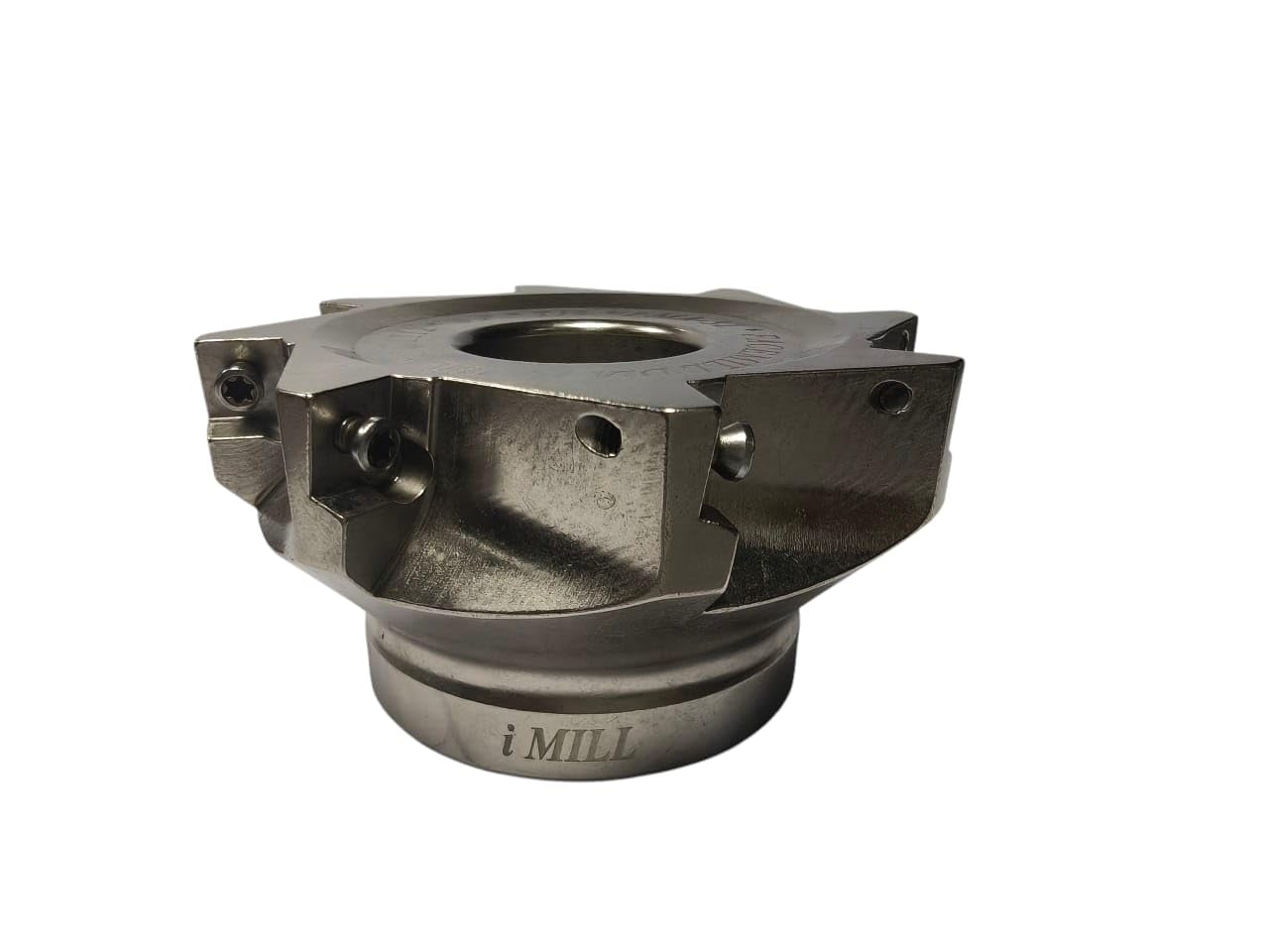 IMILL FACE MILLING CUTTER, DIAMETER 100mm for SDMT12 INSERT, SDMT CUTTER, 90 Degree Angle, 8 Pocket Design, Manual Power Source, for CNC and Milling Machines, High Feed-image-8