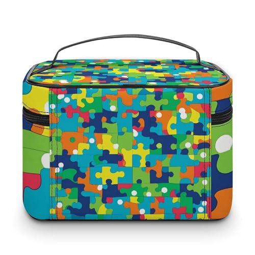 Foldable Travel Luggage Bag for Men And Women, Dry And Wet Separation Portable Travel Luggage Bag, Color Puzzle Printed Waterproof Sports Luggage Bag, Fitness Bag3