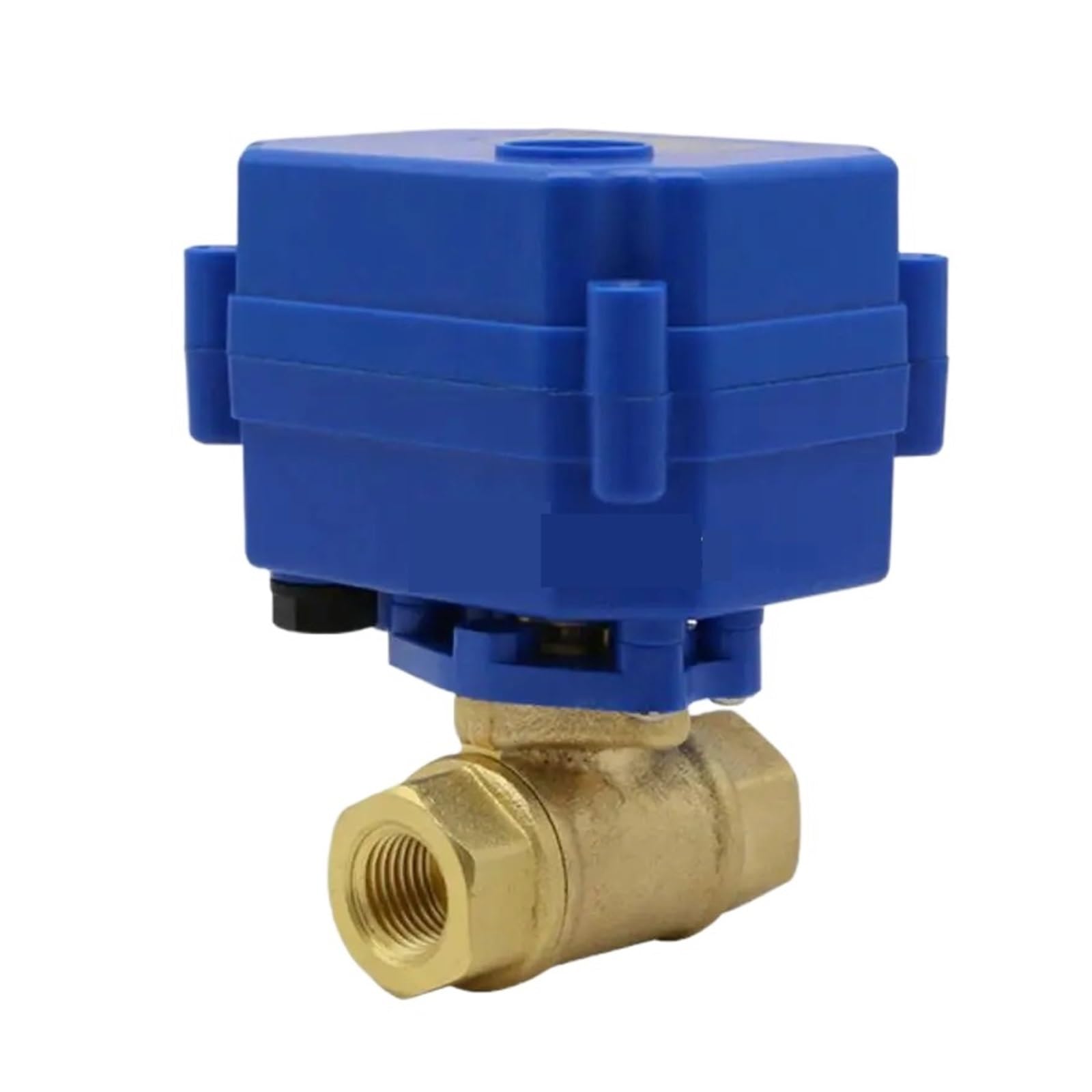 Válvula de agua eléctrica de latón 1/2 BSP con control de cableado CR05 para corte automático