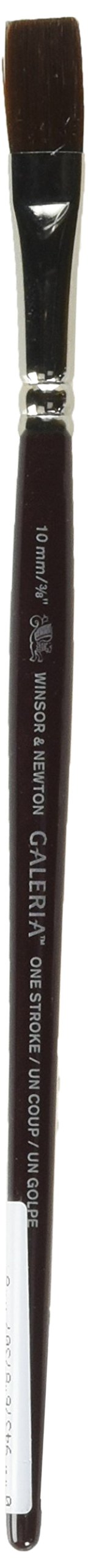 Winsor & Newton Maroon Galeria One Stroke Short Handle Brush, 3/8-Inch