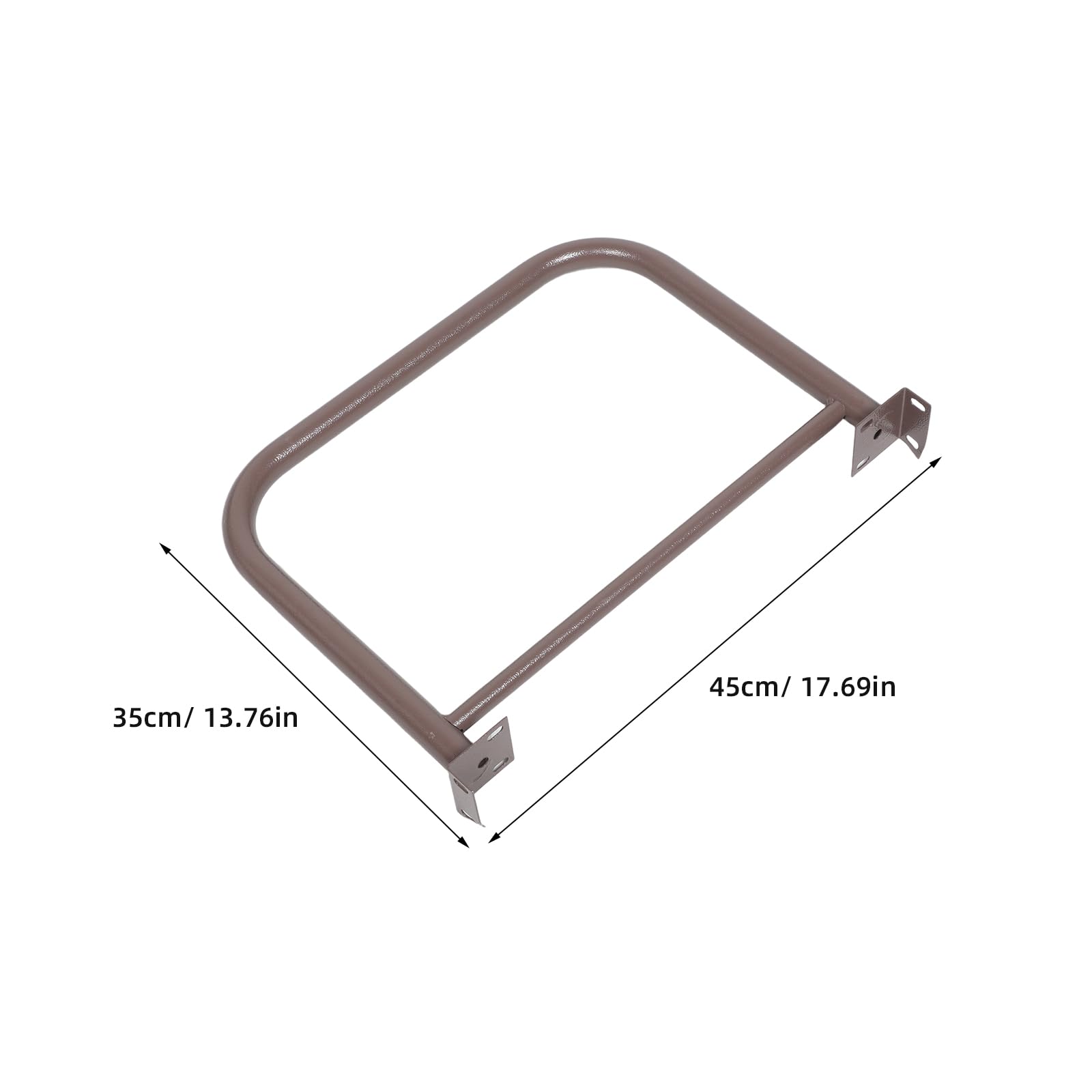 MAGICLULU Asa de Carrito de Limpieza Industrial Resistente para Bolsas, Barra de Pasamanos para Carritos de Servicio y Lavandería, Manija de Empuje para Hotel y Almacenamiento