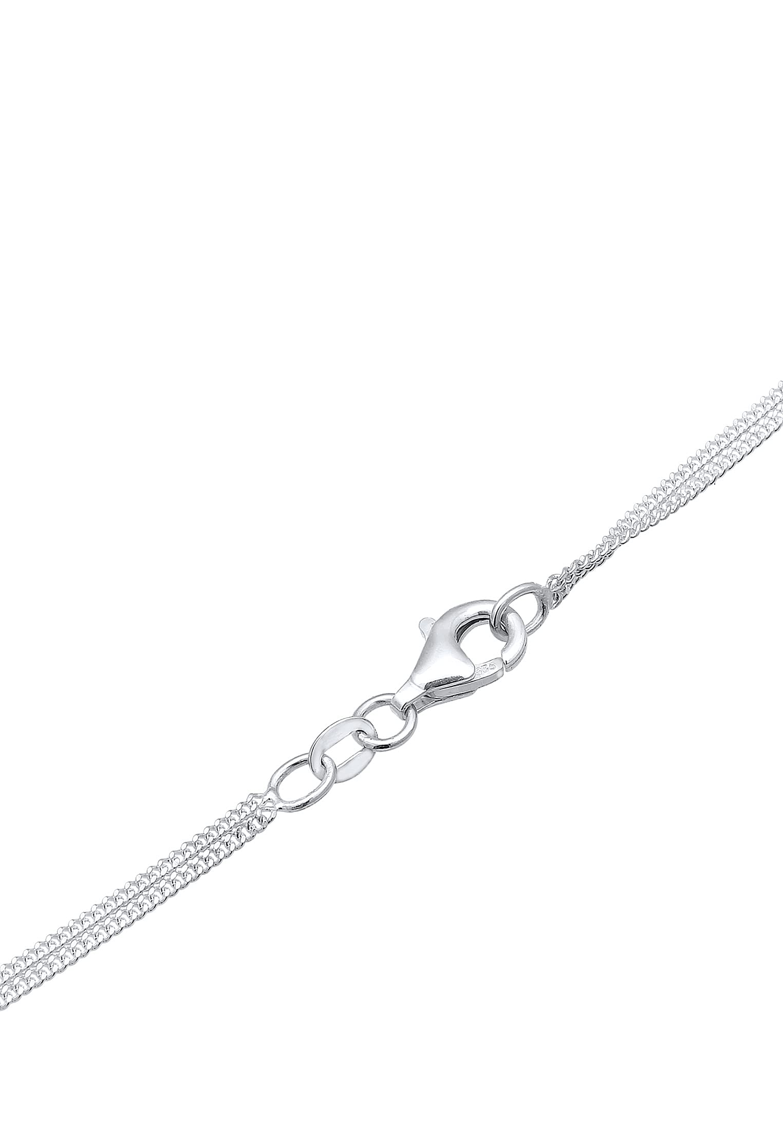 Elli Collar en forma Y de mujer con plata, 45 cm