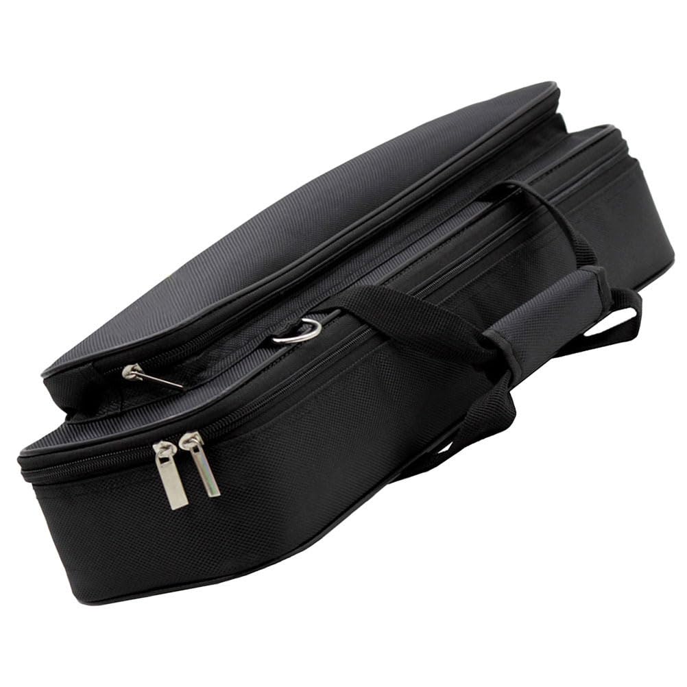 Sac De Flûte en Oxford Rembourré Épais avec Bandoulière Ajustable Sac De Transport Portable pour Flûte Traversière 16 Et 17 Trous De Rangement Instrument De Musique