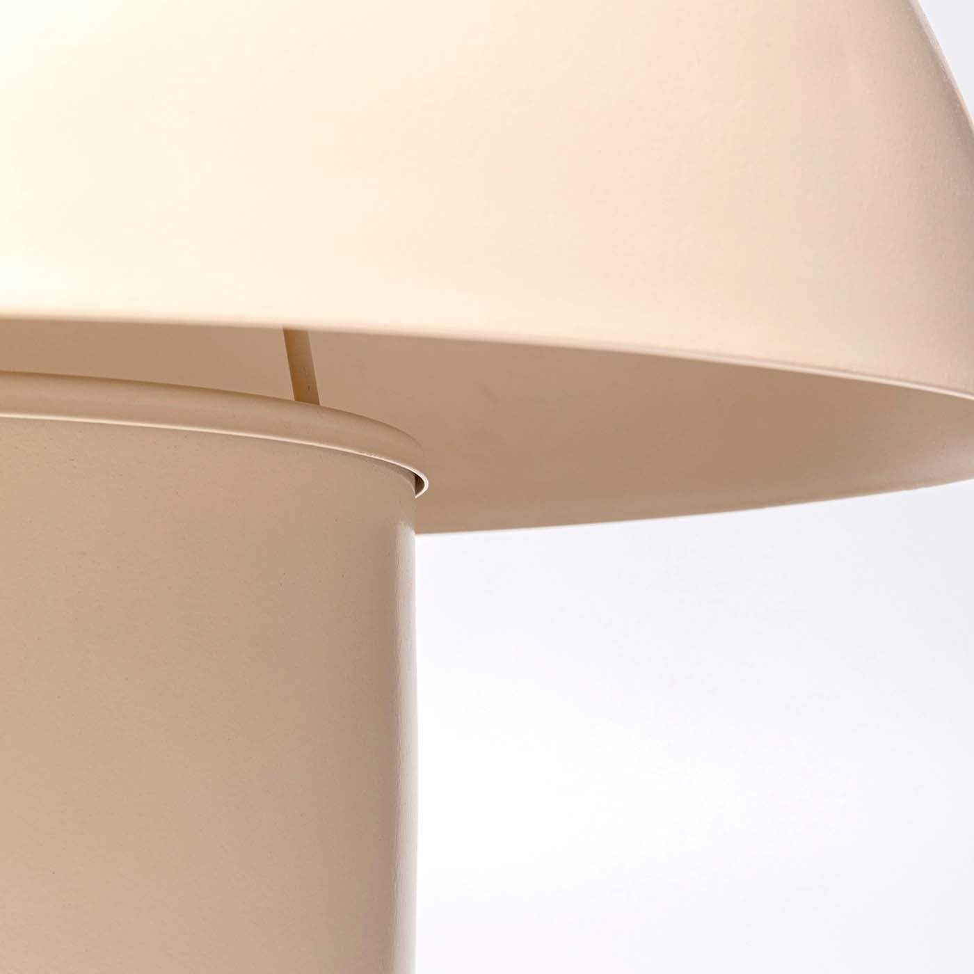 Kare Design Tischlampe Mushroom Beige, Metall, Pilzlampe, Moderne Tischleuchte, Schreibtischlampe, Büro, Wohnzimmer, Schlafzimmer, Office, keine Leuchtmittel inklusive, 50x50x44 (HxBxT)