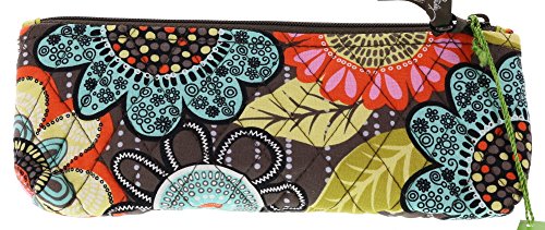 Vera Bradley Brush & Pencil Bag in Flower Shower