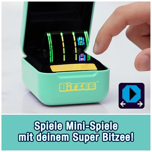 Bitzee 2023-15 Digitale Haustiere zum Anfassen, interaktives Spielzeug mit 15 virtuellen elektronischen Tieren, die auf Bewegung und Berührung reagieren, Mint, ab 5 Jahren