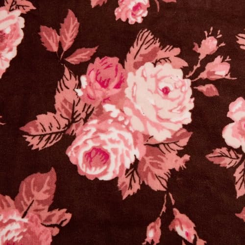 Image of Betsey Johnson - Twin Size Blanket, Soft Plush Bedding with Cozy Sherpa Reverse, Blanket for Couch or Bed, Floral Room Decor, Lightweight for All Seasons (Garden Pink)