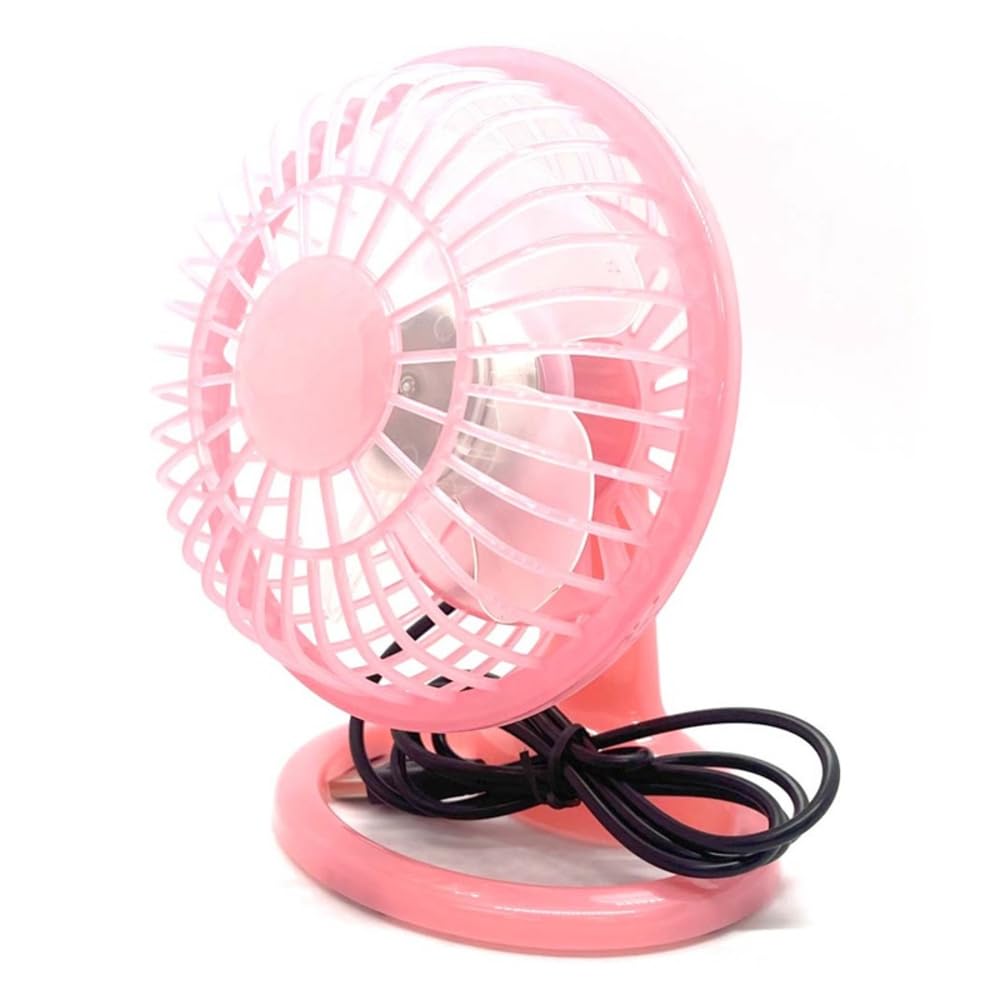 SUNMOOH 卓上扇風機 小型 静音 USB扇風機 TYPE-C ピンク SUNMOOH 卓上扇風機 小型 静音 USB扇風機 TYPE-C ピンク