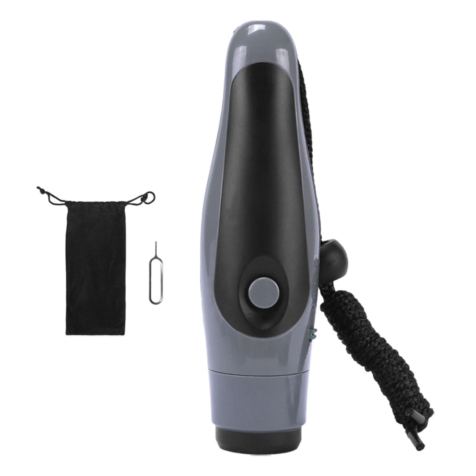 Silbato Electrónico para Árbitros con Diseño Ovalado Ergonómico Silbato de Emergencia con Botón de Mano Material PP Y Sonido Claro Adecuado P