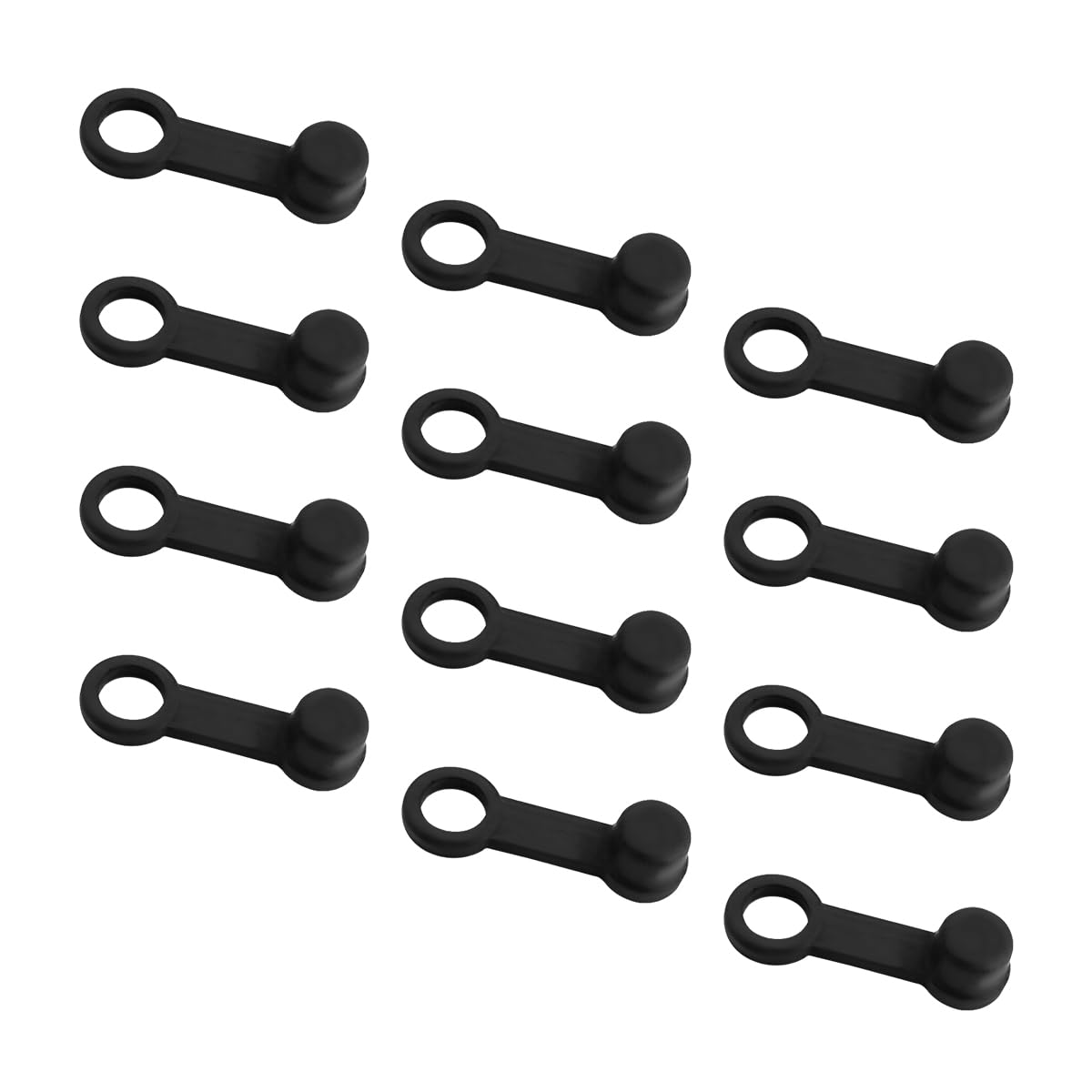 povtii 12PCS Brake Bleed Nipple Cap, 8mm Rubber Car Brake Bleeder Screw Grease Dust Cover, Vehicle Brake Bleeder Nipple Cap Replacement for Motorcycle Motorbike, Car Accessories