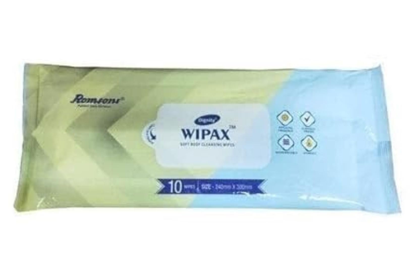 WIPAX Bed Bath Patient Wet Wipes Large Towels 10 Each,(Towels Size-24Cmx30 Cm)Enriched with Aloe Vera and Glycerine Refreshing Sponge Bath for Adults, Germ Protection Soft Wet Wipes (Pack of 10 Pack)-image-18