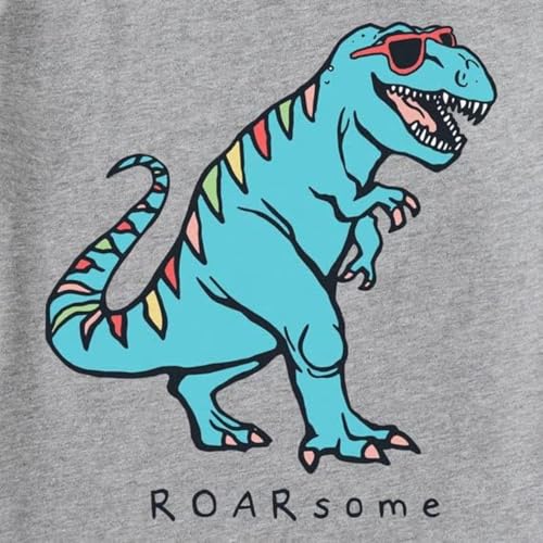 Kids Rad Roarsome Dino Short Sleeve Crusher Tee2