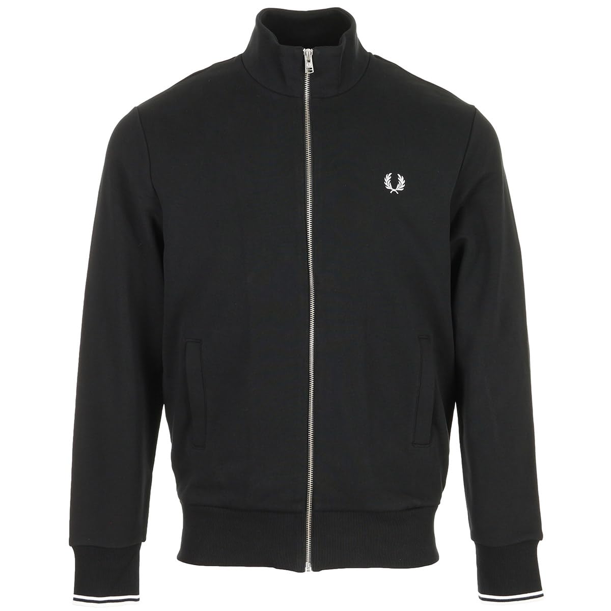 Fred Perry Noir Zip-Up Sweatshirt