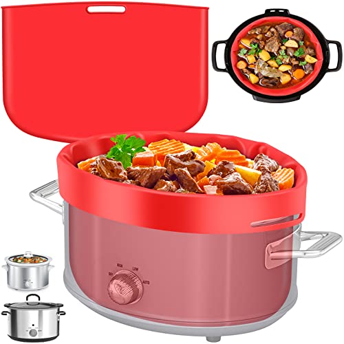 Silicone Slow Cooker Liners with Crock Pot 6 QT