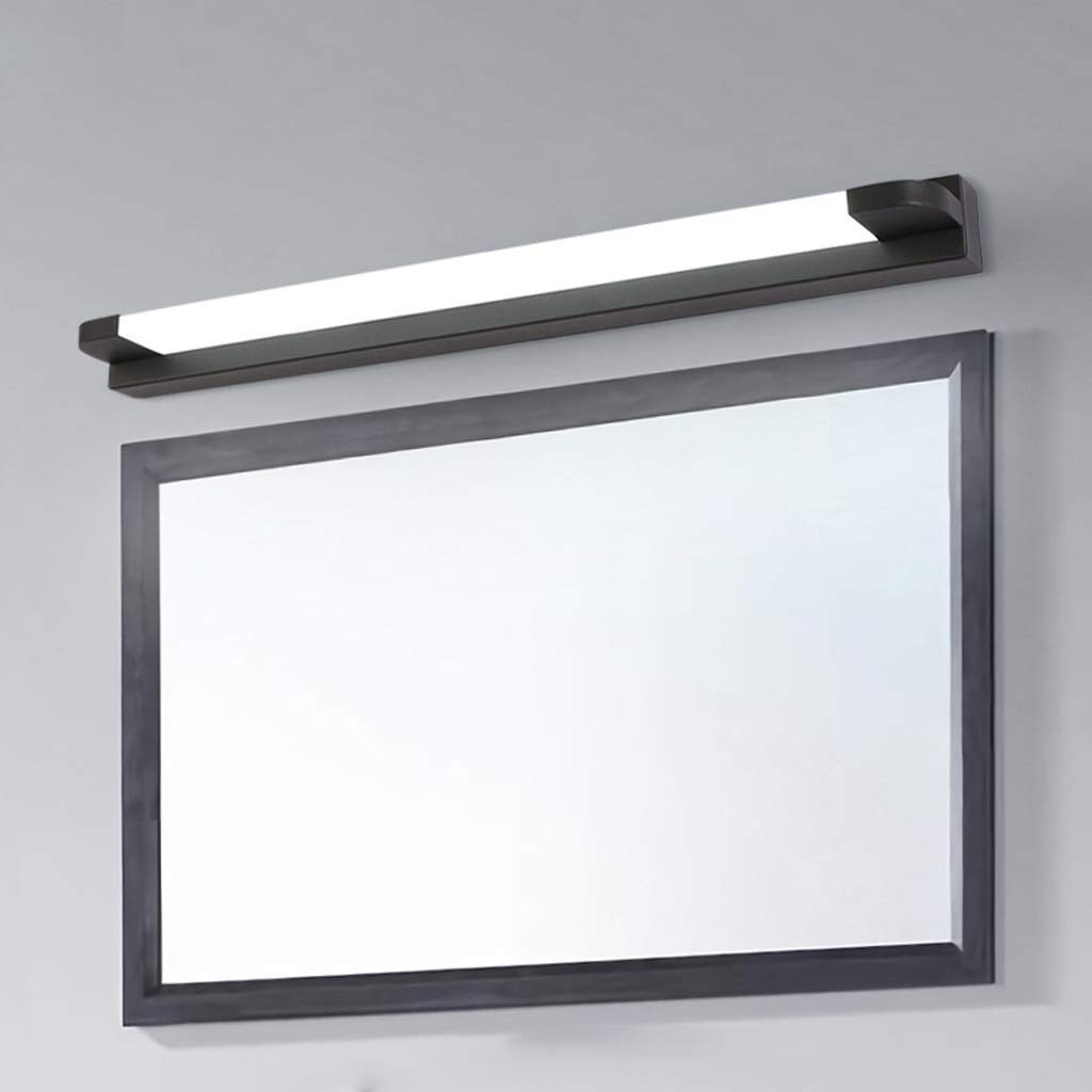 Lámpara de espejo Lámpara frontal de espejo para baño Lámpara de pared para baño con luz led moderna minimalista Lámpara de espejo para baño con perforación gratuita Lámpara de maquillaje para baño