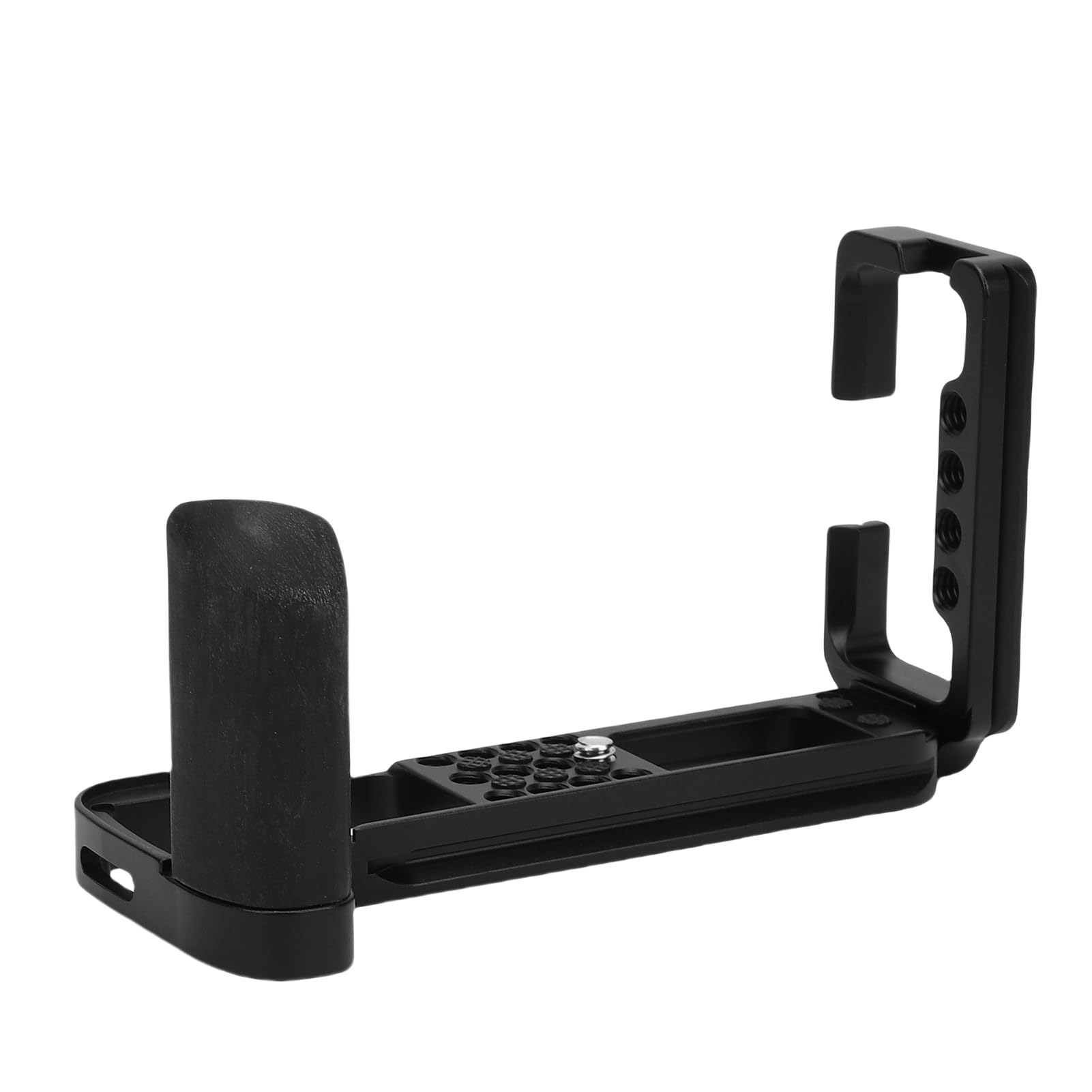 Staffa a L per Fotocamera Digitale, Design Leggero, Vite 1/4, | Funzionamento efficiente, adattabile alla fotografia all\'aperto, impugnatura in legno massiccio, compatibile con treppiedi