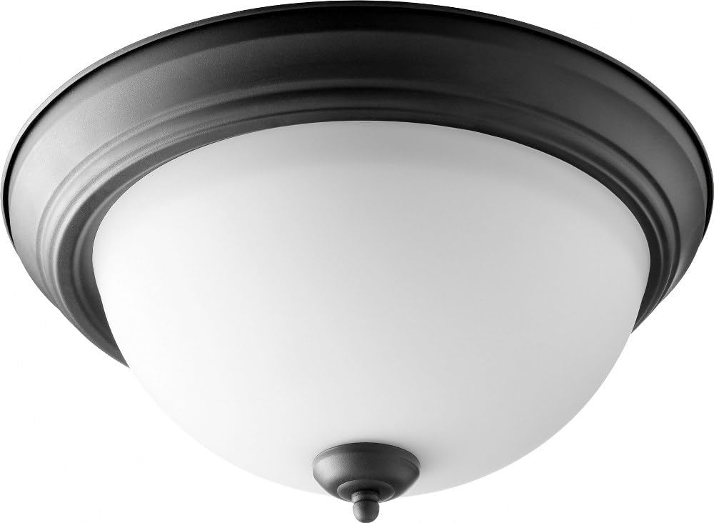 Quorum 3063-15-69 Transitional Three Light Ceiling Mount in Bronze/Dark Finish,