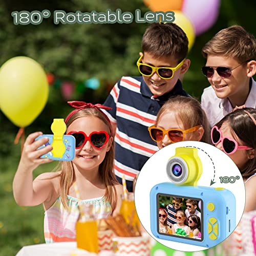 Saneen Kids Camera, 1080P Upgrade Selfie Camera for Kids with 32 GB Card, 40MP Kids Digital Camera for Girls Boys Age 2… - Image 6