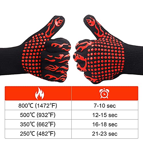 Gants en coton de qualité durable et anti-brûlures pour chef
