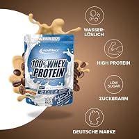IronMaxx 100% Whey Protein Pulver - Latte Macchiato 500g Beutel | zuckerreduziertes, wasserlösliches Eiweißpulver aus Molkenprotein | viele verschiedene Geschmacksrichtungen – Ansicht 2