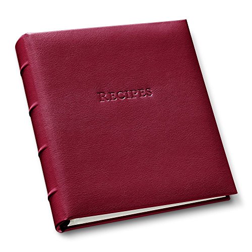 Product Image of the Leather Recipe Organizer by Gallery Leather - Camden Red - 9.25' x 8'