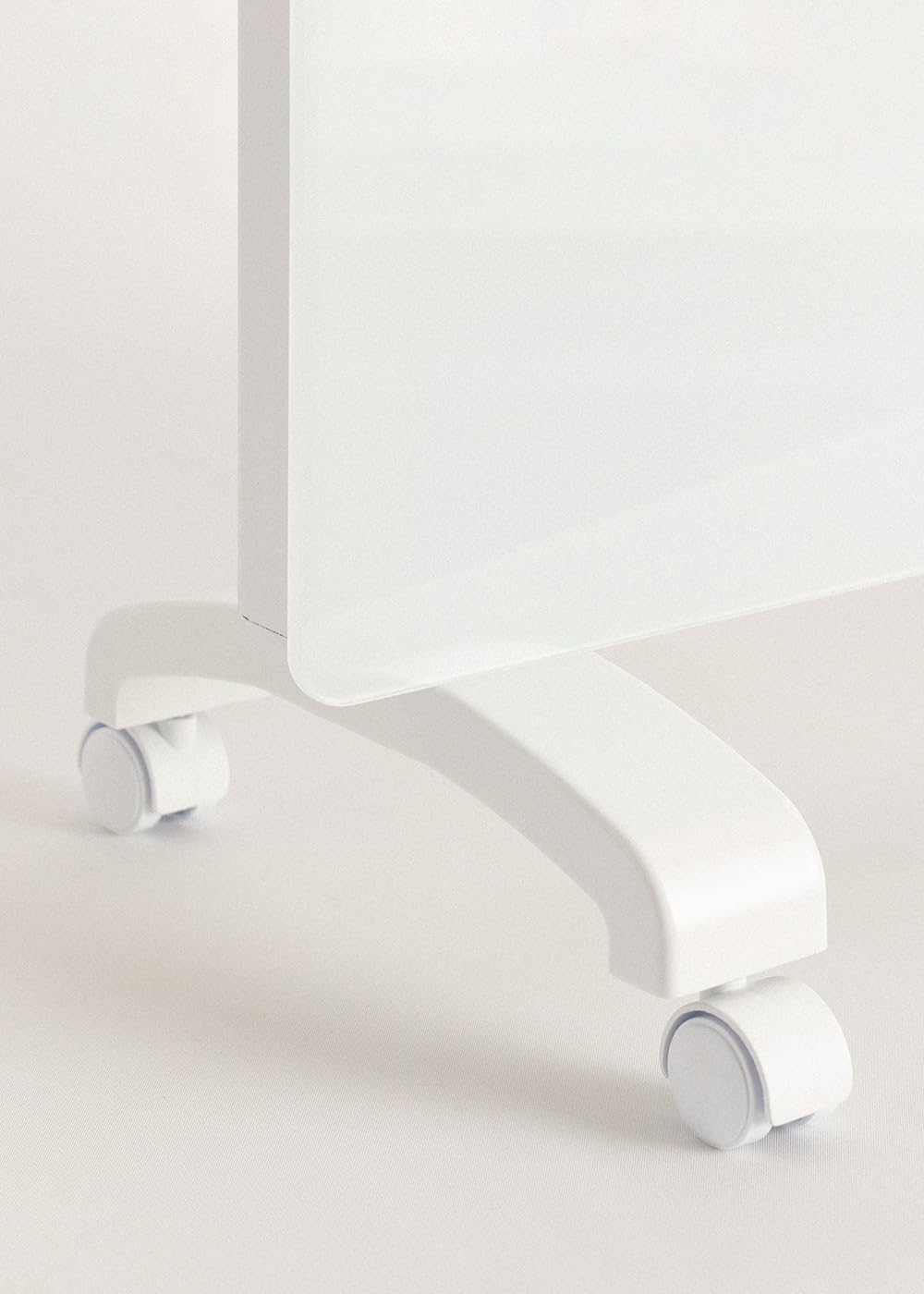 CREATE/WARM CRYSTAL 1500W / Convector eléctrico de cristal con wifi y ruedas blanco/App. sensores de precisión. temporizador. bajo consumo. instalación en pared o suelo. pantalla LED. 1500W