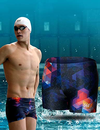 Image of 361º Jammers Swimsuit for Men & Boys,Competition Lap Swim Suit, Square Leg Endurance Training