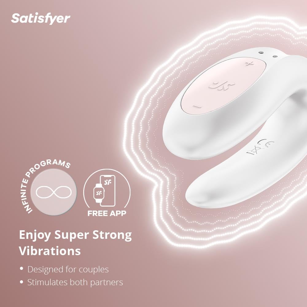 Amazon.com: Satisfyer Double Joy Connect App | Partner Vibrator | 2 Strong Power Motors | Waterproof (IPX7) | Rechargeable Battery | Skin-Friendly Silicone (White) : Health & Household Amazon.com: Satisfyer Double Joy Connect App | Partner Vibrator | 2 Strong Power Motors | Waterproof (IPX7) | Rechargeable Battery | Skin-Friendly Silicone (White) : Health & Household
