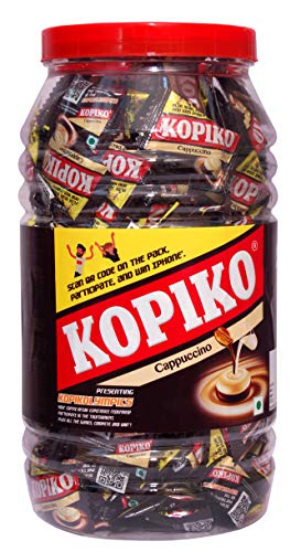 Image of Kopiko Cappuccino Coffee Your Pocket Coffee 240Nos 840 Grams 1Jar