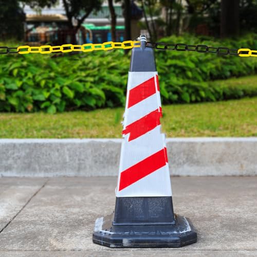 SOLUSTRE Corrente De Barreira De Segurança De Plástico Corrente De Segurança De Cautela Para Control