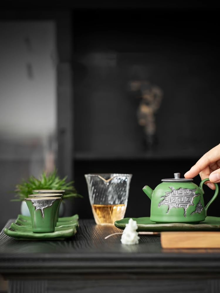 Chinesisches Teeservice, Gongfu-Teekanne, Teetasse, Teezubereitung für Senioren – Set 1