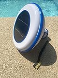 Ionizador Solar para Piscina - 85% de Cloro en Menos, Elimina las Algas en la Piscina. Alta Eficiencia, Para una Piscina Más Limpia y Cristalina, Clarificador, Ideal para Cualquier Tipo de Piscina