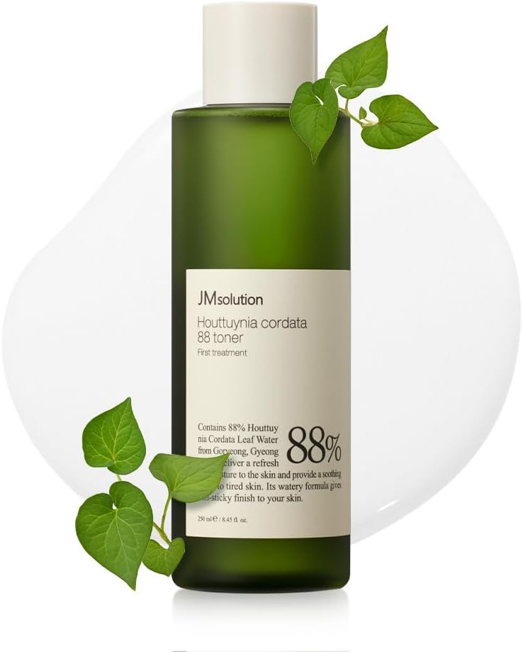 JMsolution Heartleaf 88 Toner - 88% Heart Leaf Water, Hydration and Soothing, Pore Care, Non-Sticky, Multi-Layer Absorption - Image 3