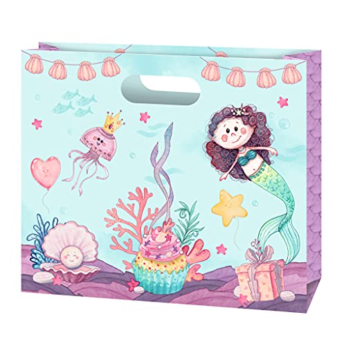 Sac de fête multicolore grand format Susy Card pour anniversaire