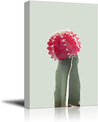 Miniatura 22 de Wall26 - Lienzo decorativo para pared (12.0 x 18.0 in), diseño de cactus sobre fondo azul Obra de arte - 01,Obra de arte - 05,Obra de arte - 15,Obra