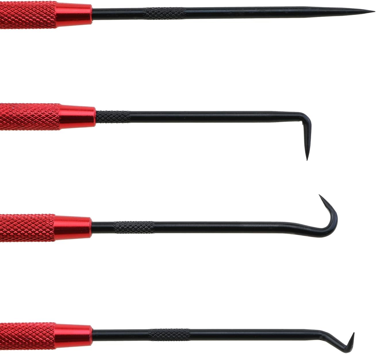 2-Piece Crochet Hook Set Double-Ended Scriber Automotive Oil Seal Removal Tool O-Ring Hook Woodworker Mechanic Marking Tool 9-Inch image 3