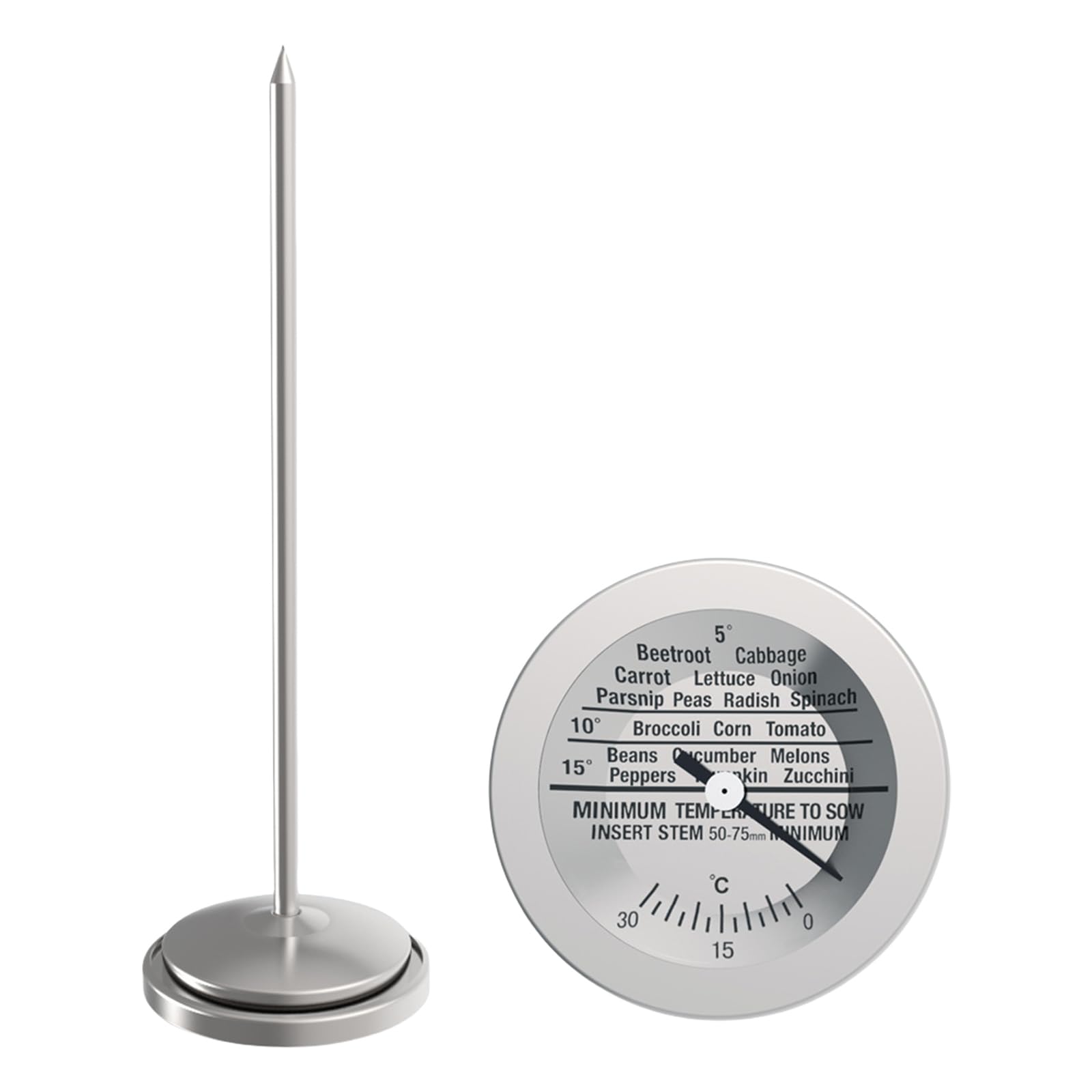 Quick Response Tester Soil Thermometers Temperature Monitors Accurate Compost Soil Tester for Garden Measuring Probe Gardening Tool Thermometers