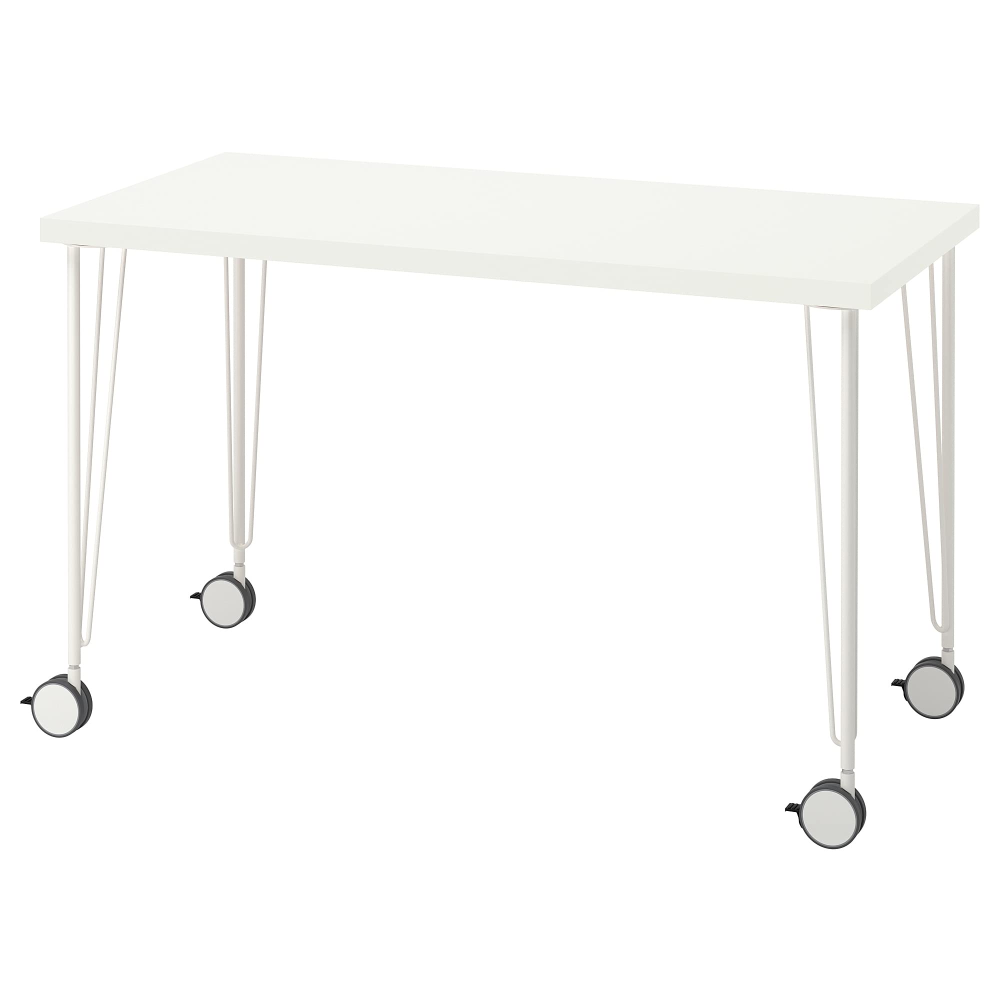 Bureau LAGKAPTEN KRILLE 120x60 cm table de travail blanche informatique
