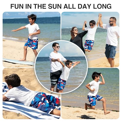 Image of Kanu Surf Boys' Avalon Quick Dry UPF 50+ Beach Swim Trunk