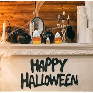 3 Halloween Candy Corn Wooden Table Decoration Centerpiece Block 3 Size White Orange Yellow Candy Corns Tiered Tray Tabletop Sign Party Supplies Decor 3 Halloween Candy Corn Wooden Table Decoration Centerpiece Block 3 Size White Orange Yellow Candy Corns Tiered Tray Tabletop Sign Party Supplies Decor